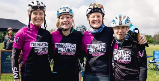 Team CLIC Sargent riders at London to brighton 2018