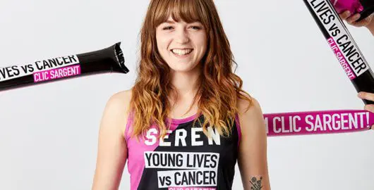 Seren, who ran the London Marathon for CLIC Sargent