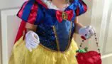 Heidi dressing up as Snow White