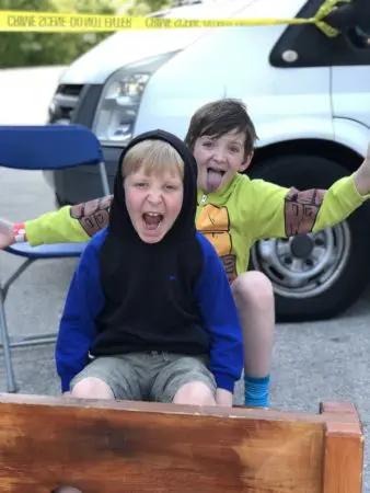 Oliver and his brother Ben playing together