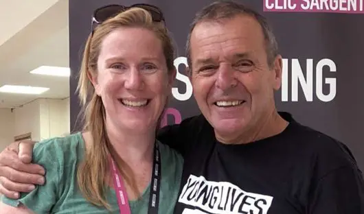 Geoff Davis took his singing tour to Morrisons stores up and down the country in aid of CLIC Sargent