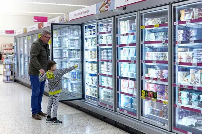 Albie, five, helped develop the new Morrisons Candyfloss and apple flavour ice cream