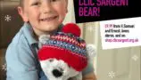 Bilbo and his CLIC Sargent bear Pebbles