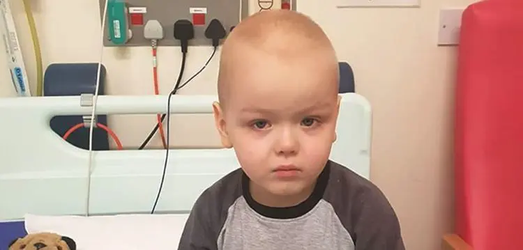 Leo was four years old when he was diagnosed with leukaemia