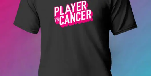 Player vs Cancer t shirt