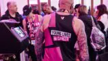 The back of a Young Lives vs Cancer London Marathon runner's shirt
