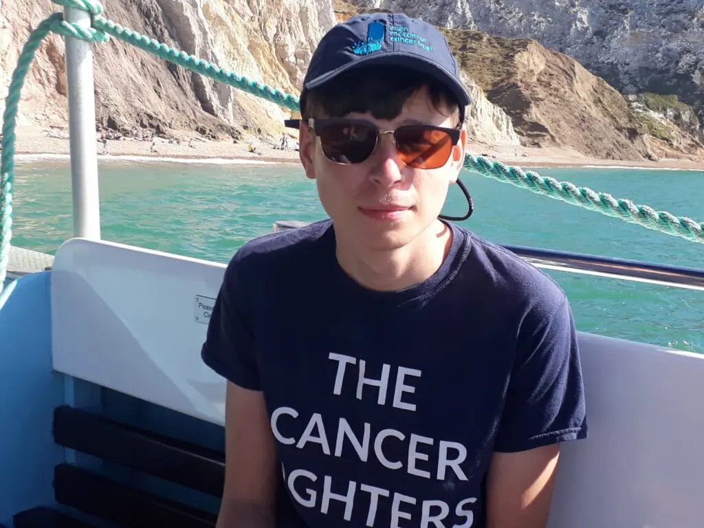 Young Lives vs Cancer volunteer, Lewis