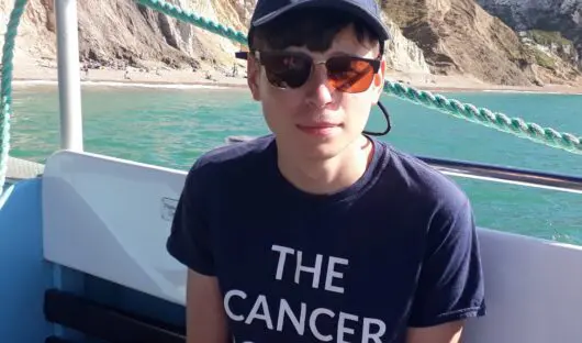 Young Lives vs Cancer volunteer, Lewis