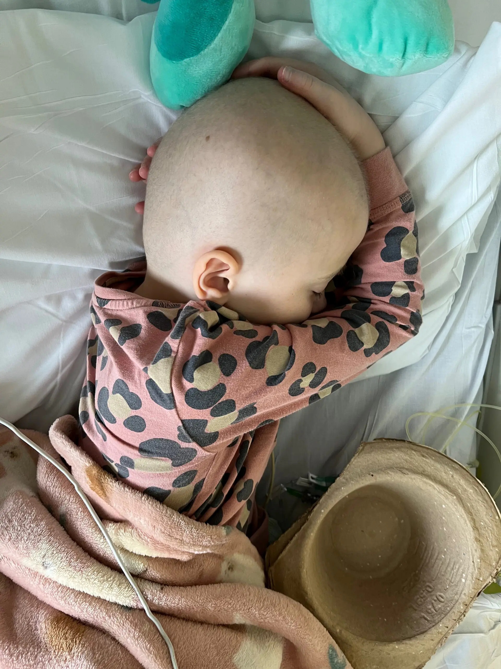 Elodie was diagnosed with leukaemia at age six