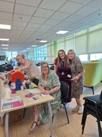 Signet staff fundraising for Young Lives vs Cancer