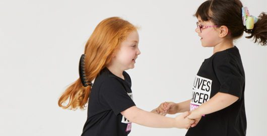 A child supported by CLIC Sargent - and her sister