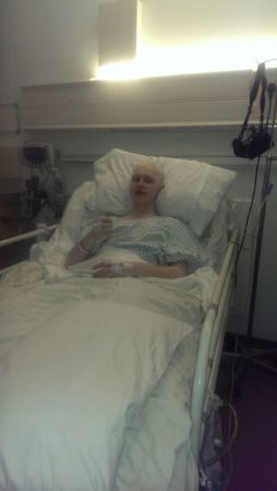Chris, whilst undergoing treatment