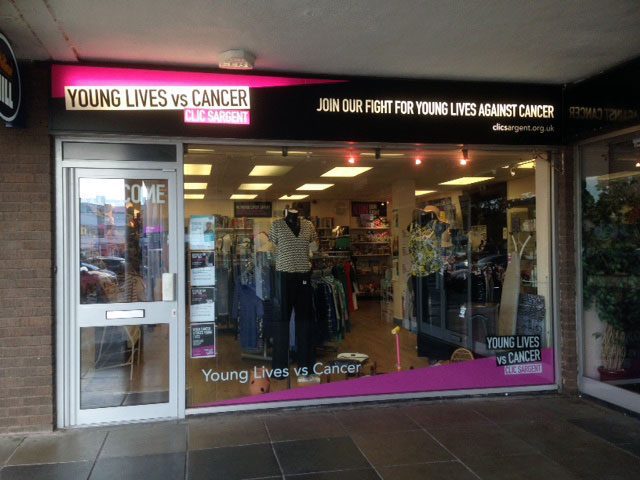 CLIC Sargent's Exeter charity shop