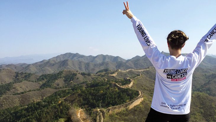 Kat at the Great Wall of China