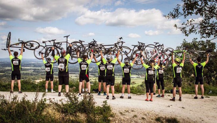 Participants taking on the London to Brighton cycle ride for CLIC Sargent