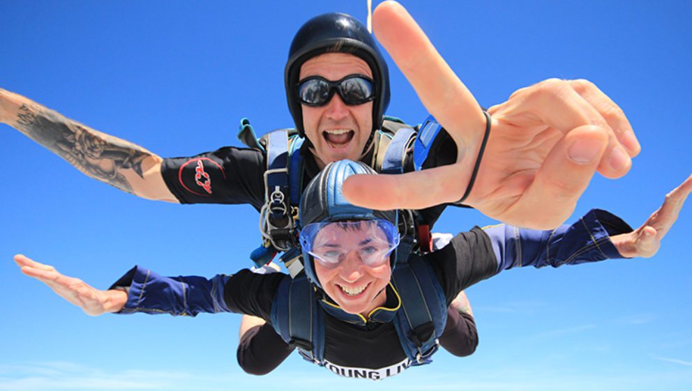 CLIC Sargent Fundraiser skydiving