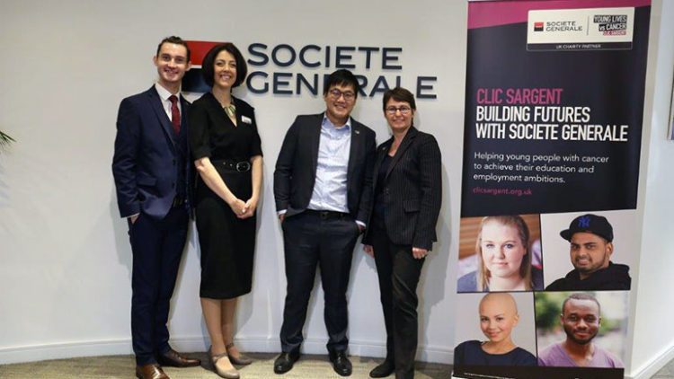The launch of our the CLIC Sargent and Societe Generale grant Thrive not just Survive
