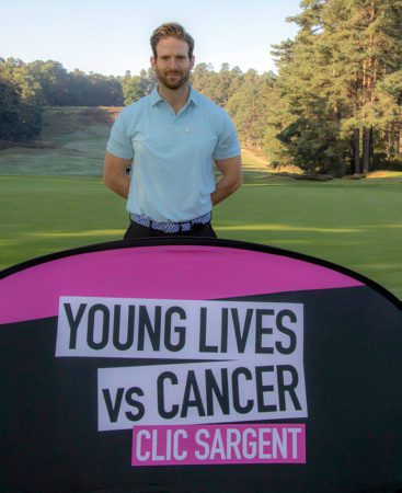Actor and producer Craig McGinlay joined CLIC Sargent's Sunningdale golf day to raise money and awareness for the charity