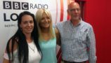 Television and radio presenter Gaby Roslin invited CLIC Sargent music programme co-ordinator Phil Day and mum Jane onto her BBC Radio London show to talk about music created by Jane's son Steven, who sadly died from cancer.