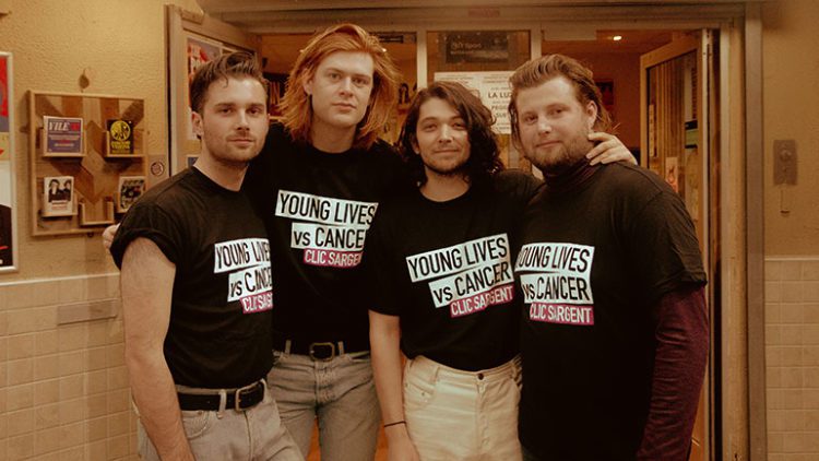 Rock band The Amazons played at a special fundraising event for CLIC Sargent, in support of 20-year-old Joe Glew, who sadly died from leukaemia