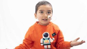 Aaron, who was supported by CLIC Sargent