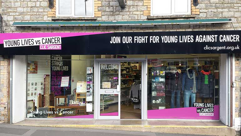 CLIC Sargent Keynsham charity shop