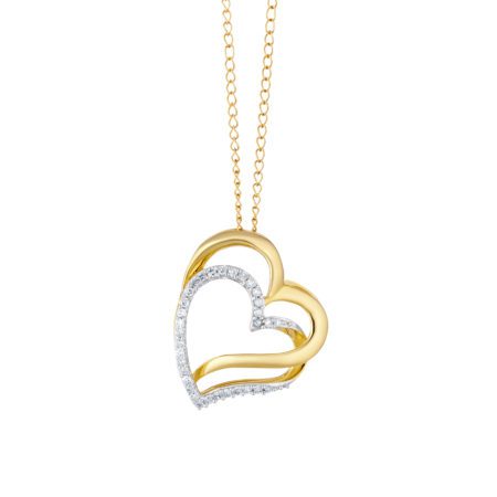 H samuels heart necklace deals